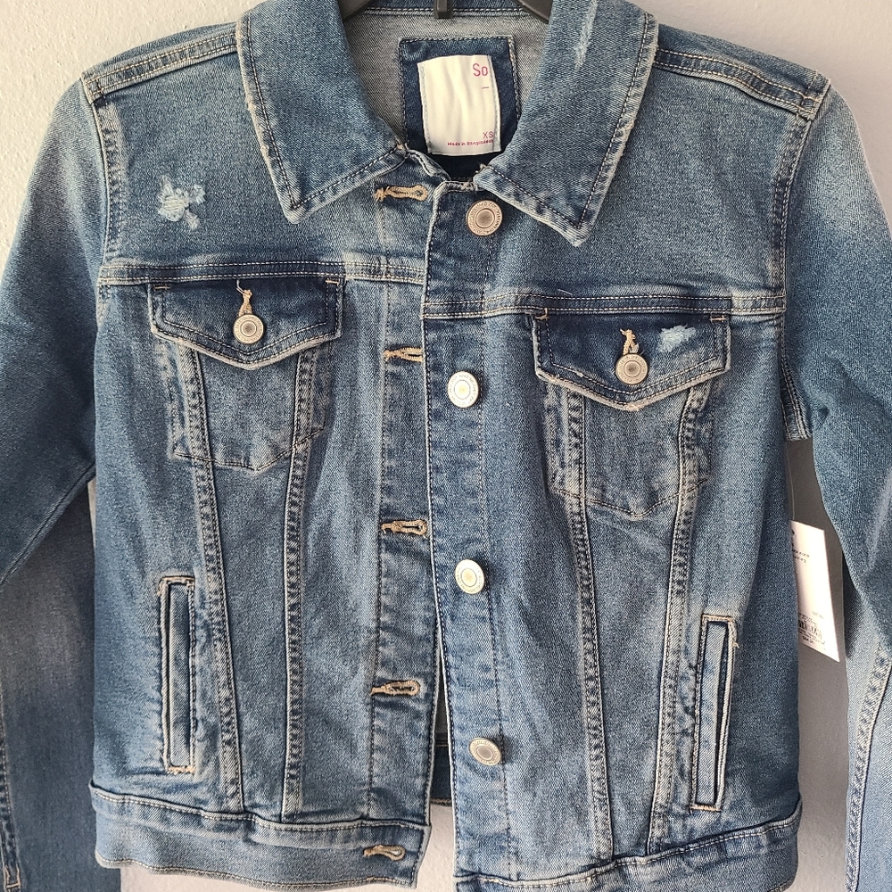 Juniors SO Denim Jacket - Picture 5 of 8